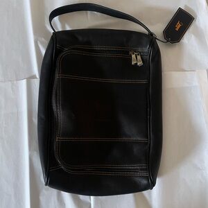 Links and Kings Leather Shoe Bag